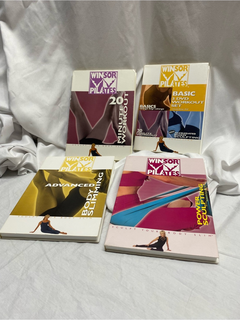 * Windsor Pilates exercise DVD set lot of 4